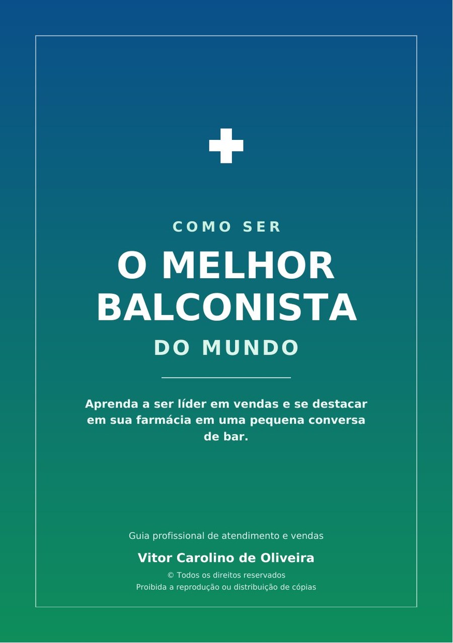 Página 1 da prévia do eBook O Melhor Balconista
